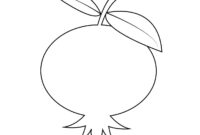 pomegranate coloring page