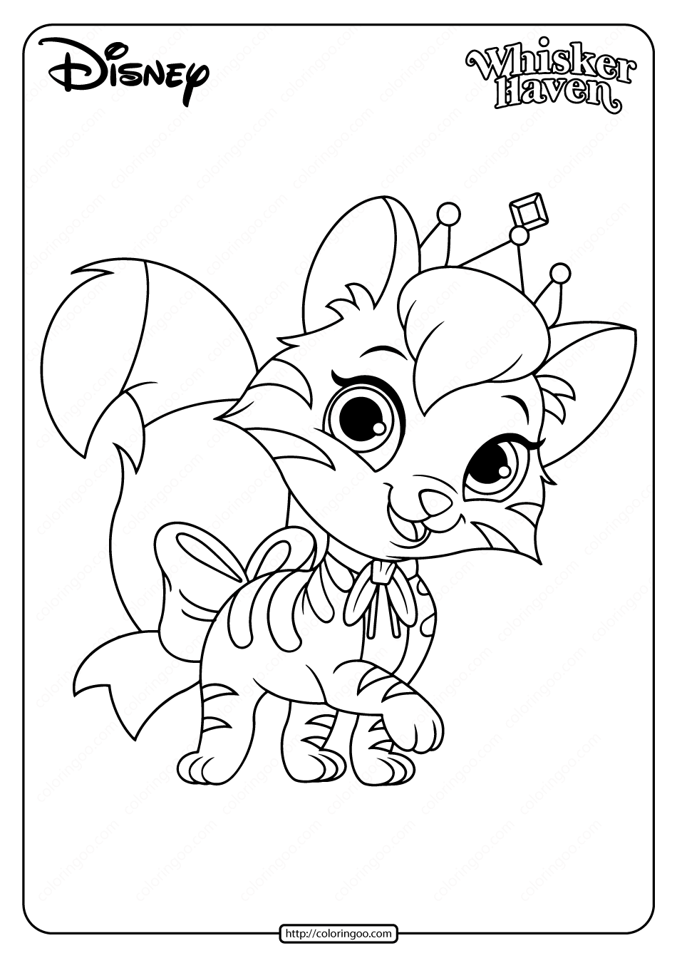 palace pets coloring page