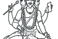 shiva coloring pages