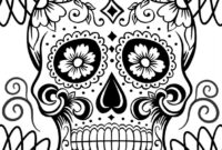 day of dead coloring pages