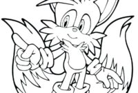 super tails coloring pages