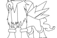 entei coloring page