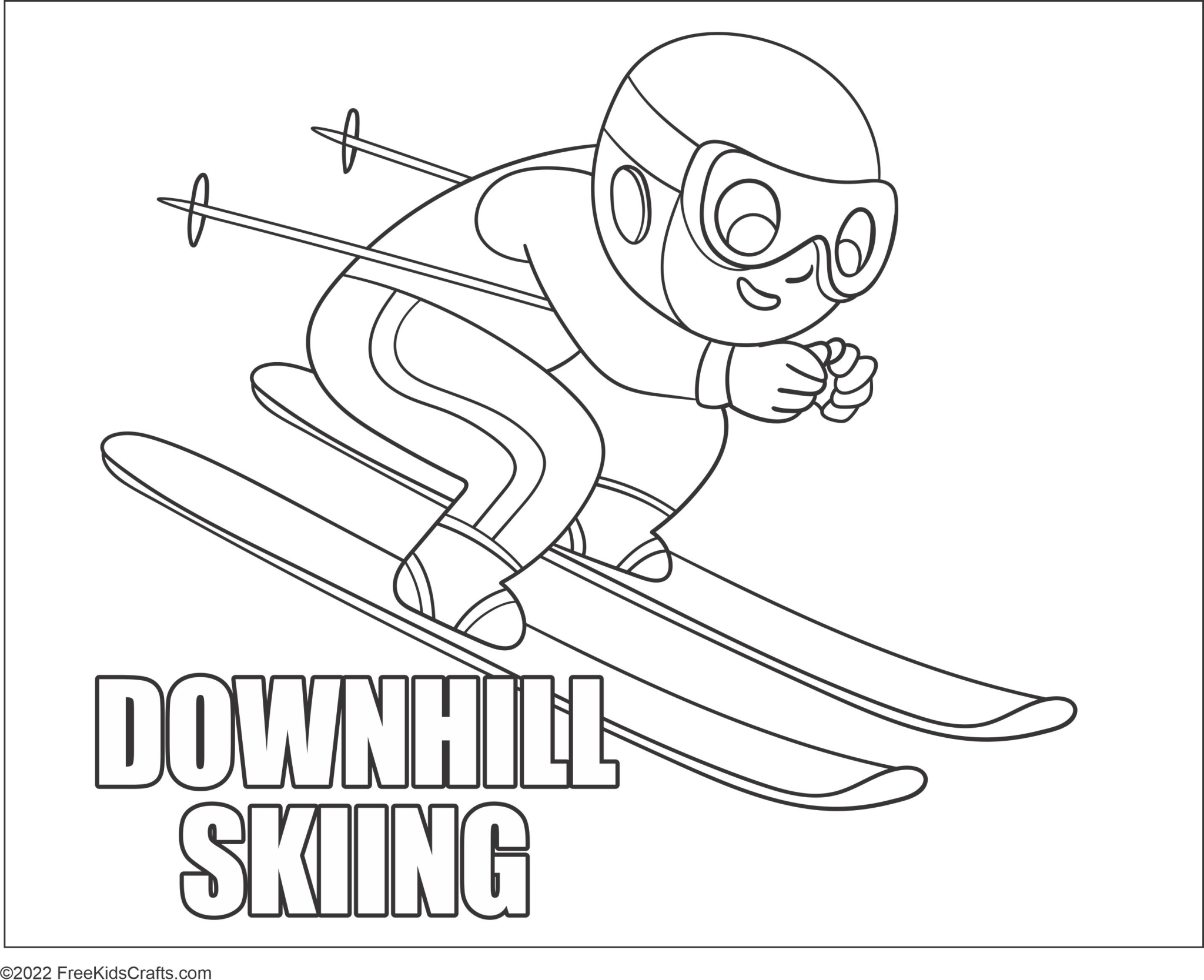 2022 winter olympics coloring pages