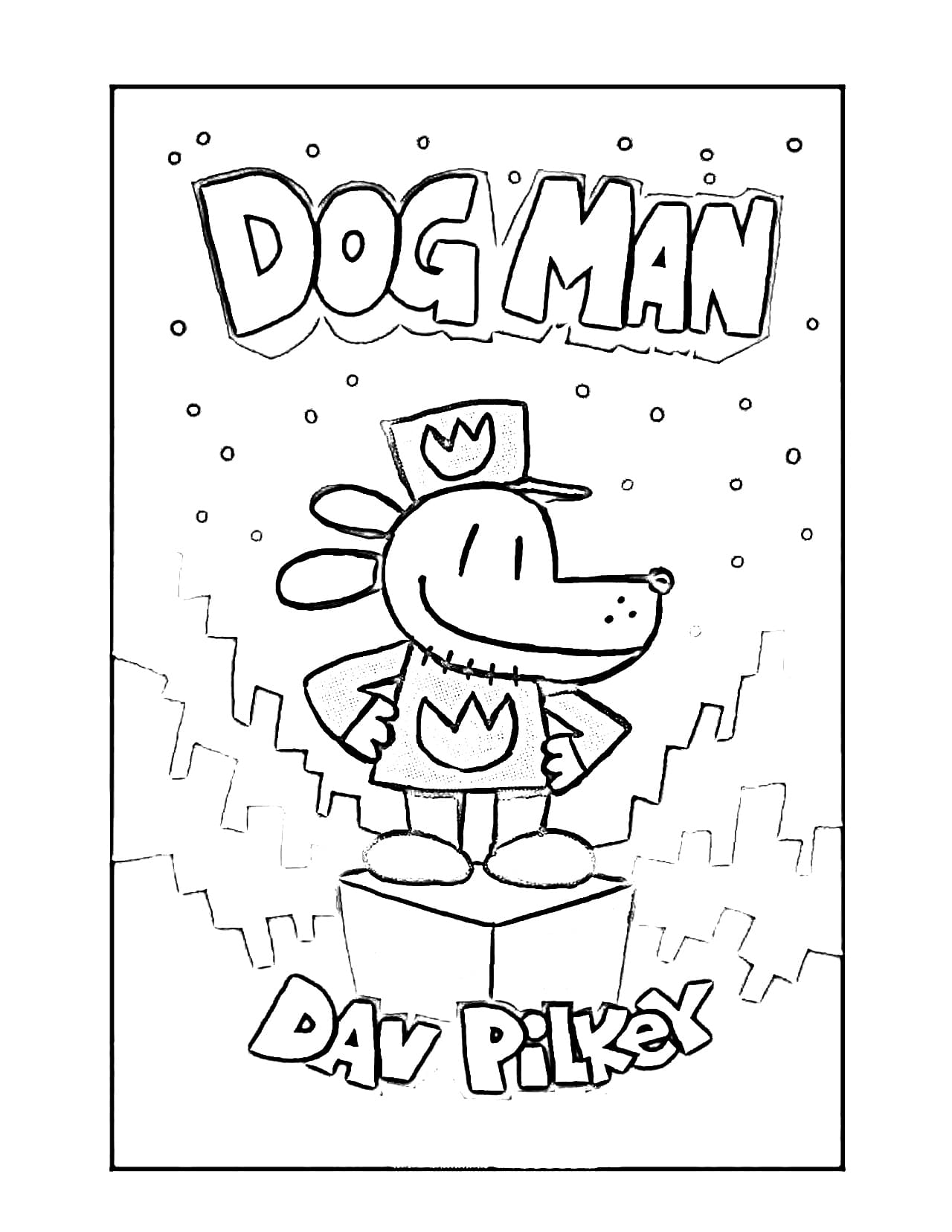 lil petey dogman coloring pages