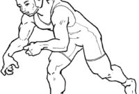 wrestler coloring pages