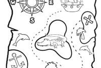 treasure map coloring pages