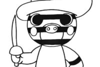 piggy coloring pages roblox