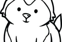 husky puppies coloring pages