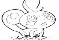 sobble coloring page