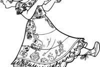 family madrigal coloring pages