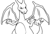 pokemon coloring page charizard