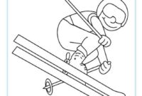 winter olympics coloring page