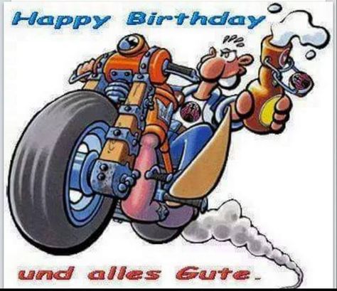 alles gute zum geburtstag motorrad