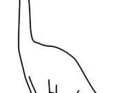 brachiosaurus coloring page