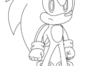 black sonic coloring pages