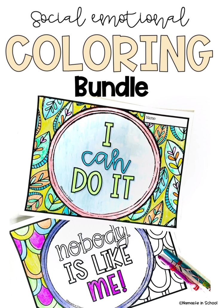 Social Emotional Learning Coloring Sheets [Video] [Video] in 2021