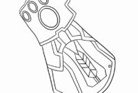 infinity gauntlet coloring page