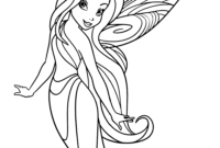 kitty fairy coloring page