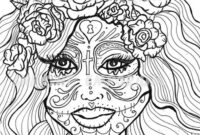 coloring pages for day of the dead