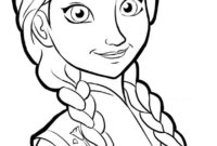 princess anna coloring page