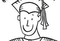 happy graduation coloring pages