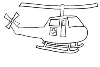 printable helicopter coloring pages