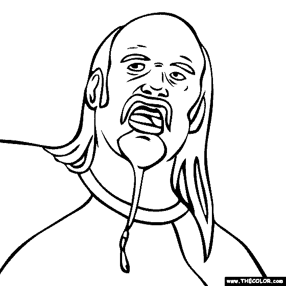 bret hart coloring pages