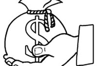 coloring pages money