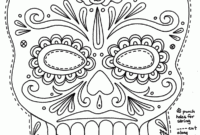 the day of the dead coloring pages