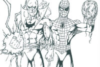 ultimate spiderman coloring pages