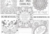 positive self talk coloring pages