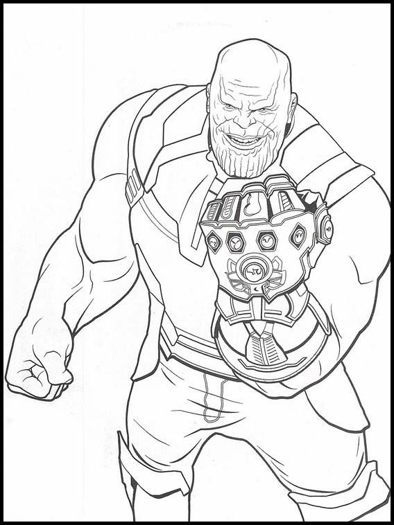 Avengers: Endgame 32 Printable coloring pages for kids | Avengers