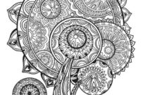 fall mandala coloring pages