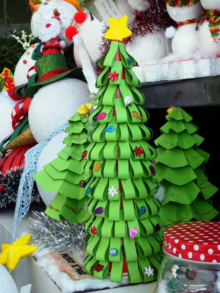 basteln weihnachten erwachsene papier