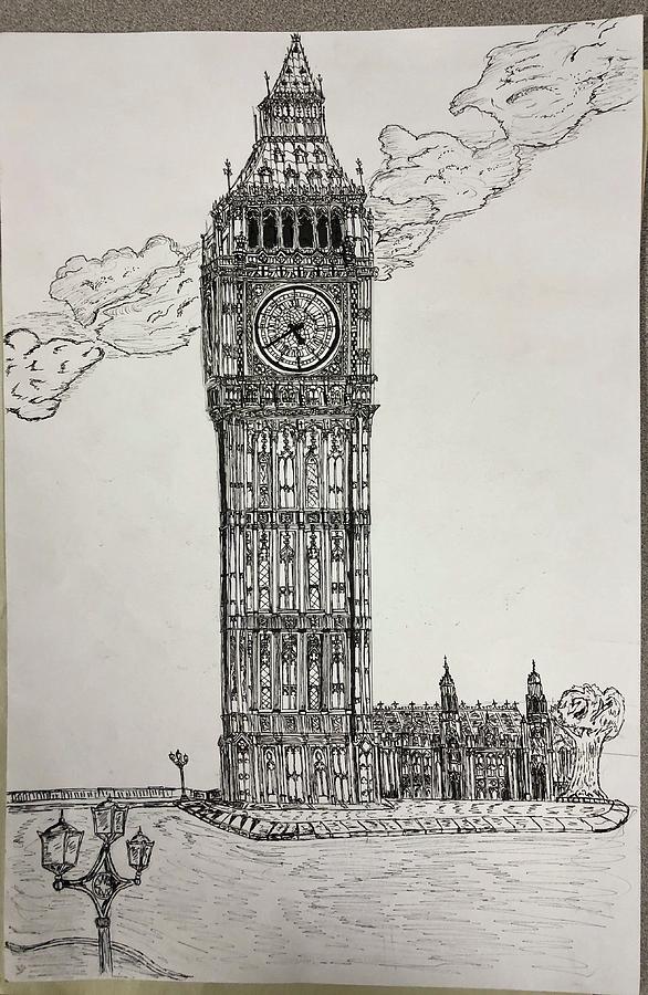 big ben zeichnung