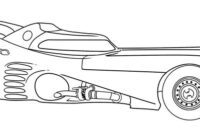 batmobile coloring page