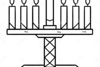 kwanzaa kinara coloring page