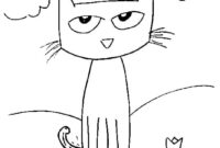 coloring pages pete the cat