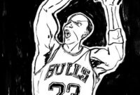 free printable michael jordan coloring pages