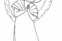 free angel coloring pages