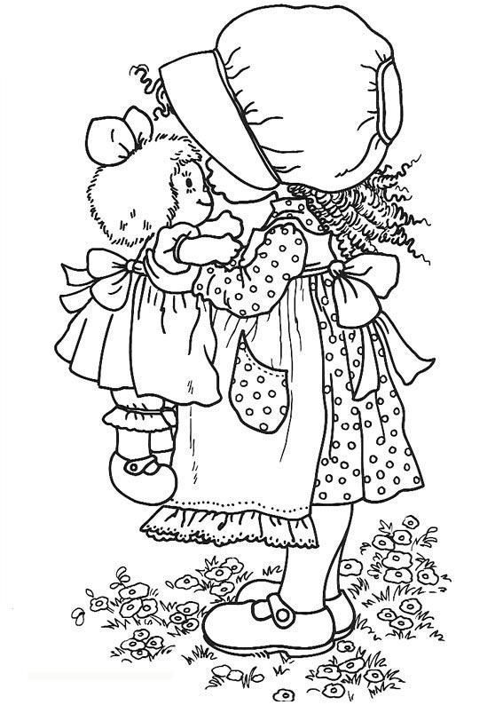 hollie hobbie coloring pages