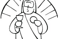 eucharist coloring page