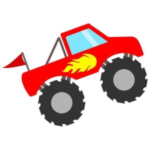 monster truck bastelvorlage