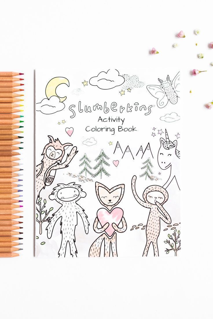 slumberkins coloring page