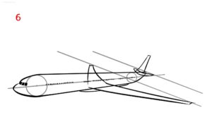 flugzeug zeichnen