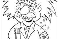 albert einstein coloring page