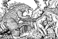 godzilla coloring pages 2019