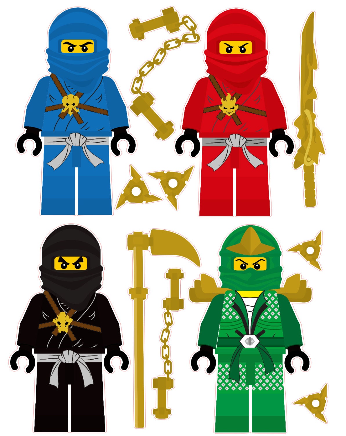 14 Awesome Ausmalbilder Ninjago Skales