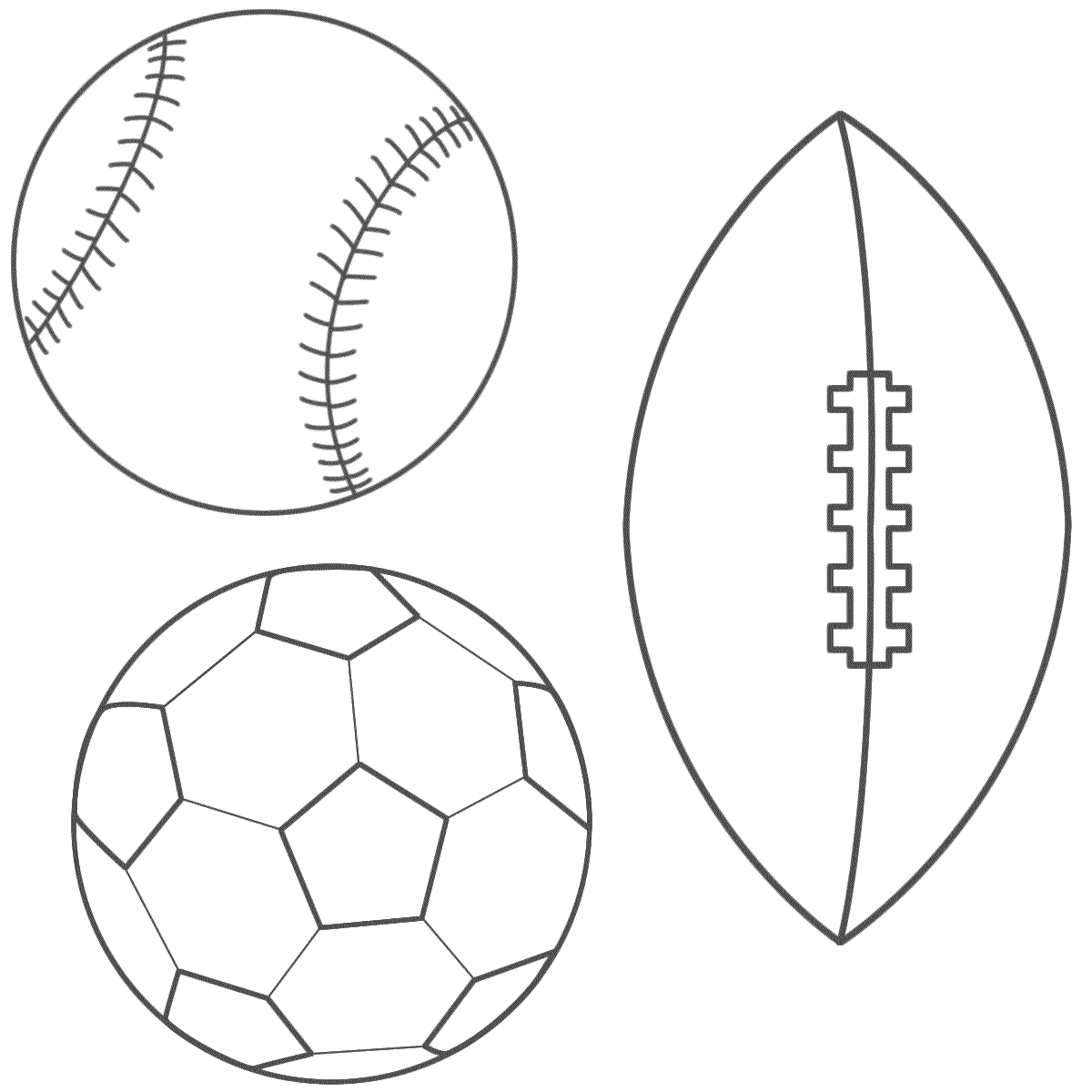 coloring page of sports