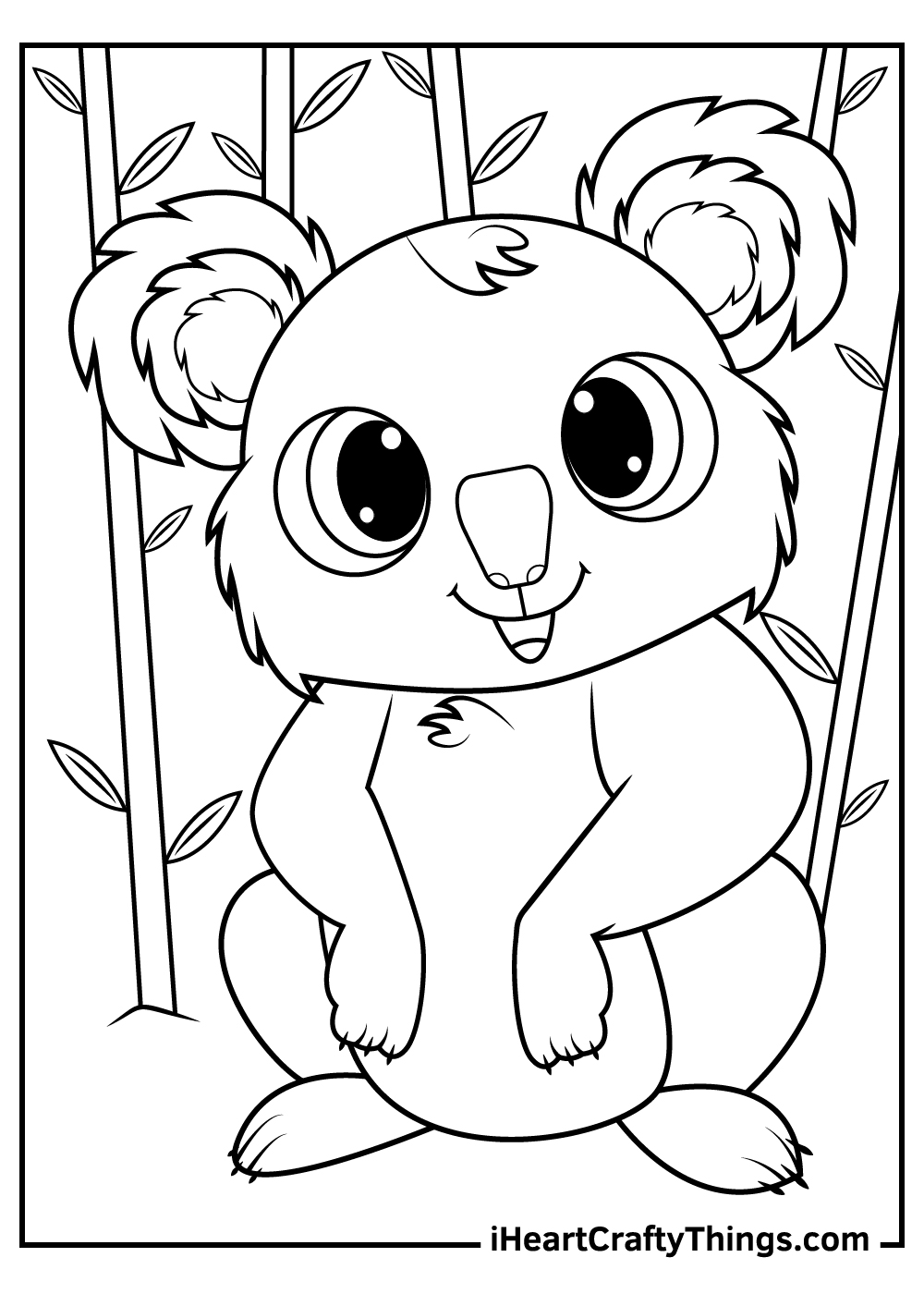 koala coloring pages